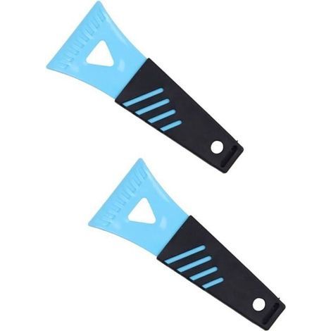 2 Pièces Mini SpatulePP en Plastique Balai à Neige pour Voiture Déneigeur De Pare-Brise De Voiture PDe Déneigement Déneigeuse pour Voitures Brosse De Déneigement (1/4)