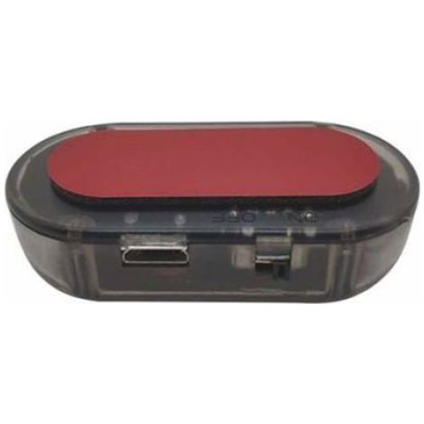 Lumiere Led Alarme Voiture - Solaire - Factice Anti-vol - Clignotante Rouge - 5 x 2.5 cm - 1 Piece (1/4)