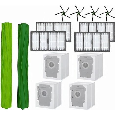 Sac à poussière pour brosse latérale principale et enrouleur pour aspirateur robot iRobot Roomba S9 9150 S9+ Plus - Filtre HEPA (1/5)