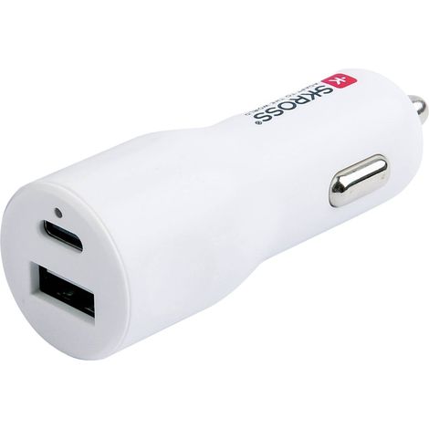 Skross Chargeur Dual car 20 W PD Charge de courant max=3.00 A 12 V sur 5 V, 12/24 V, 24 V sur 5 V (1/5)