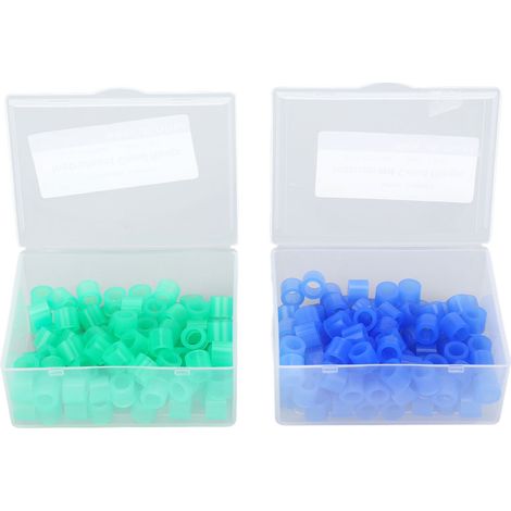 200 anneaux de code couleur en silicone faciles à nettoyer pour identifier instruments dentaires et orthodontiques (1/5)