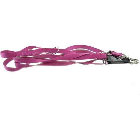 Nobby® Hunde Führleine Classic M-L Himbeere 200 cm - Nylon (1/2)
