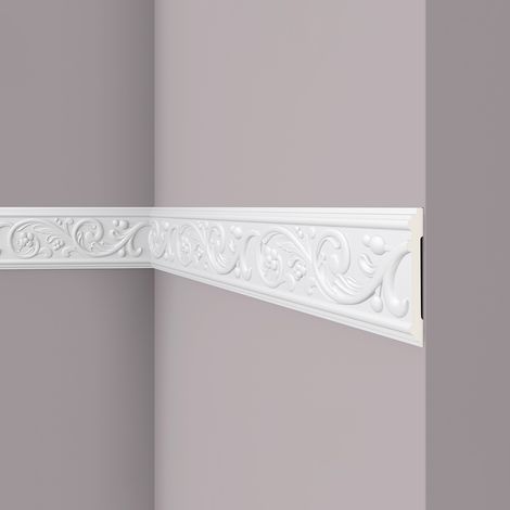 Panel moulding NMC Z12 ARSTYL Noel Marquet Decorative moulding Moulding for decoration contemporary design white 2 m (1/5)