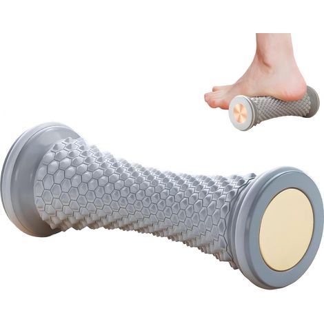 Rouleau de massage pour fascia plantaire, balle de massage à picots, fasciite plantaire, en caoutchouc portable