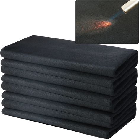 Coperta per saldatura, resistente al calore, realizzata in fibra di carbonio durevole, 37 x 36 pollici (1/2)