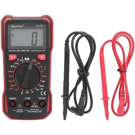 FY17C Digitales Multimeter Tragbares Gerät zur Messung von Wechsel- und Gleichspannung sowie Gleichstrom