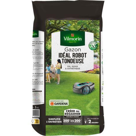 Gazon idéal Robot Tondeuse Vilmorin - sac de 5 kgs