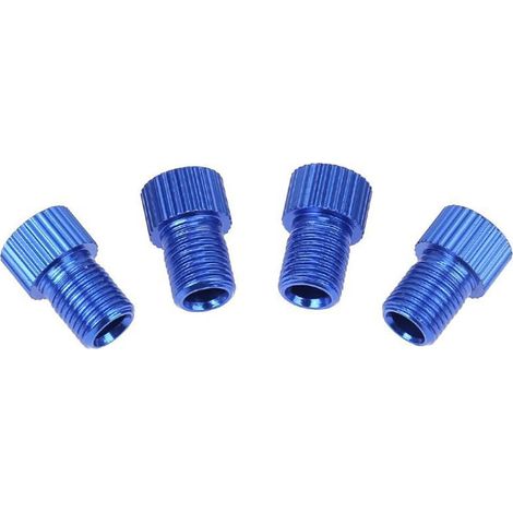 Adaptateur De Valve De Vélo - Aluminium - Convertit Presta En Schrader - Pour Pompe À Vélo Ou Compresseur À Air - 1 Pièce