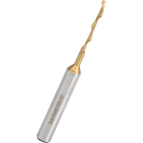 Fraise HSS M2 monobloc haute dureté pour coupe précise, dimensions 3x8x25x80mm (1/5)