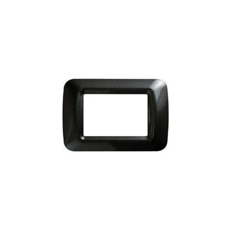 Placca 6 Posti Ardesia Metallo Top System (Gewiss Cod. Gw22616) (1/2)