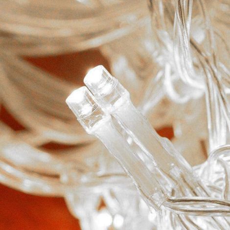 1 Guirlande lumineuse LED, cascade, 200 LED, étanche, télécommande, 8 modes, jardin, Noël (1/5)