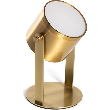 Lampe à Poser LED 6W Portable avec Batterie USB Rechargeable Devin Doré (1/4)