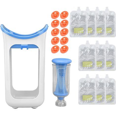 Mixeur Bébé Manuel - Préparation Facile, Nettoyage Rapide, Sans BPA, Aliments Sains pour Enfants, Durable et Sûr (1/5)