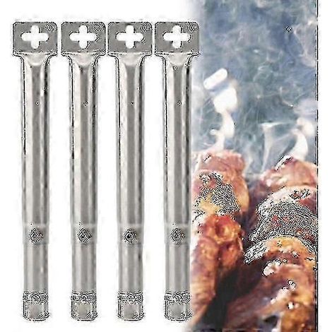 Lot de 4 brûleurs à gaz de rechange réglables en acier inoxydable pour barbecue, tuyau droit compatible avec tous les barbecues. (1/5)