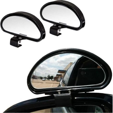 Rétroviseur d'angle mort pour voiture, SUV, camion, véhicule, rétroviseur auxiliaire grand angle réglable, pièces de rechange universelles pour automobiles (1/3)