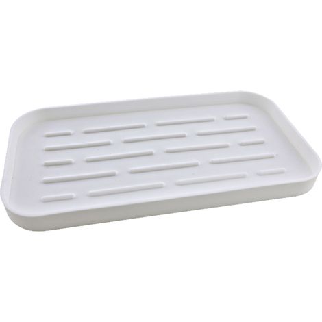Support Pour Éponge - Bac En Silicone Pour Évier - Organiseur De Salle De Bain Et Cuisine - 1 Pièce (1/5)