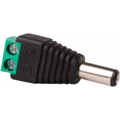 DC 2,1/5,5-Stecker mit Schnellanschluss für monochromatische LED-Streifen (1/4)
