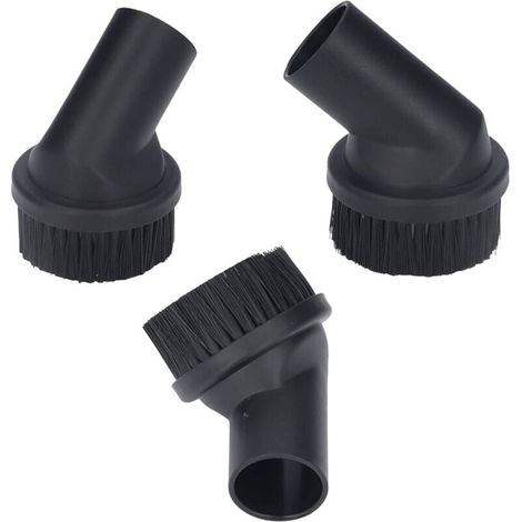 Cepillo redondo para aspiradora (3 unidades, 35 mm/1,38 pulgadas de diámetro interior), accesorio para limpiar huecos de sofás. (1/5)