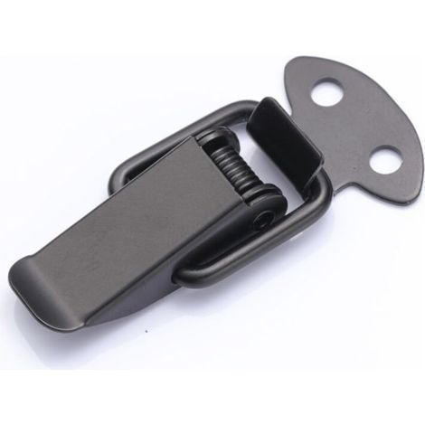 Moraillon Fermeture 8 Pcs Serrure Tension En Acier Inoxydable Serrure Caisse Verrouillage Du Levier Verrouillage Bascule Basculer La Fermeture Pour Coffret Boîte Tiroir Armoire Coffre Outils (304) (1/5)