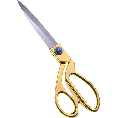 Ciseaux de Couture Dorés 26.5 cm, Grandes Cisailles pour Cérémonie, Ruban et Couture (1/5)