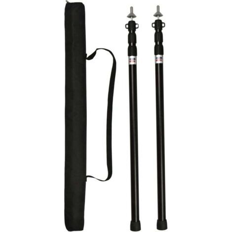 Mât de tente de camping, 230 cm, en alliage d'aluminium épais, tiges de support de tente, abri de plage, auvent, abri de camping, randonnée