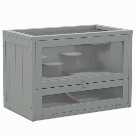 Cage pour rongeur En bois de sapin pour petits rongeurs (1/5)