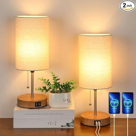 Lampe de chevet LED créative minimaliste – Lumière douce protectrice des yeux pour hôtel & chambre (1/4)