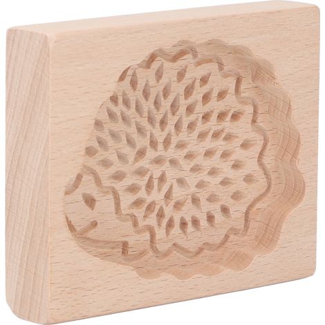 Moule à biscuits animal, joli emporte-pièce en bois coloré, démoulage facile, motif hérisson (1/5)