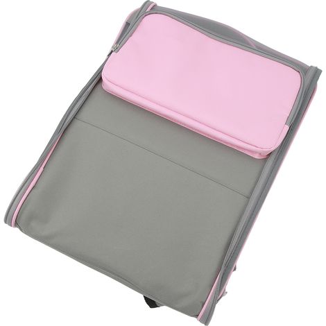 Atmungsaktiver Haustierrucksack für Katzen und Hunde, ideal zum Wandern, Reisen und für Outdoor-Aktivitäten. Geeignet für Haustiere bis 7,5 kg (16,5 lbs) – Pink (1/4)