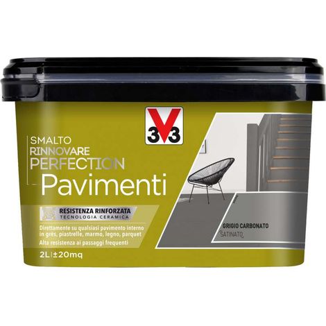 V33 SMALTO RINNOVARE PERFECTION PAVIMENTI Grigio Carbonato Satinato 2 L (1/2)