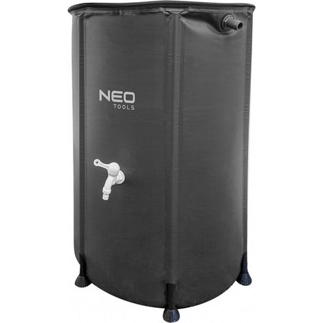 Réservoir d'eau de pluie pliable, 250 L, PVC (1/2)