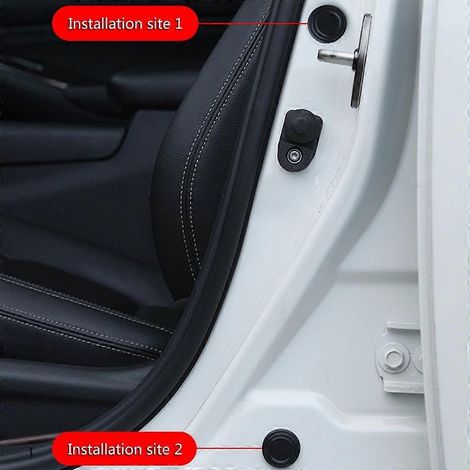 Lot de 20 tapis de coffre de voiture en silicone avec joint amortisseur de chocs et réduction du bruit (1/4)