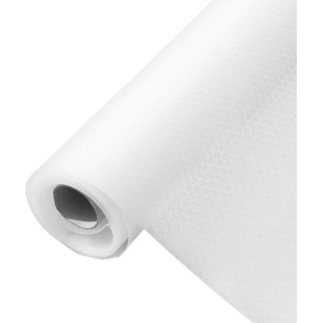 Tapis Antidérapant de Tiroir Transparent EVA Imperméable Lavable Tapis de Placard Tapis de Table pour Maison et Cuisine Tapis de réfrigérateur Antibactérien (30 x 150 cm)