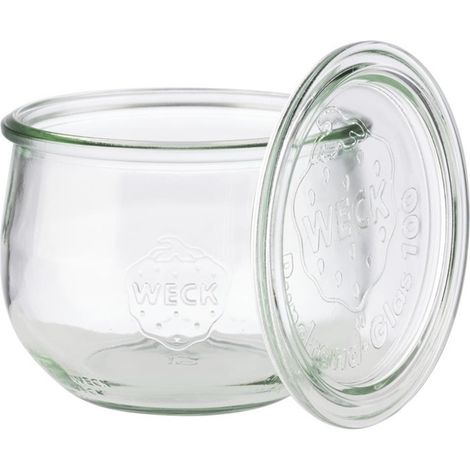 Bocaux en Verre Tulipe avec Couvercle Weck 580 mL - Lot de 6 - APS (1/4)
