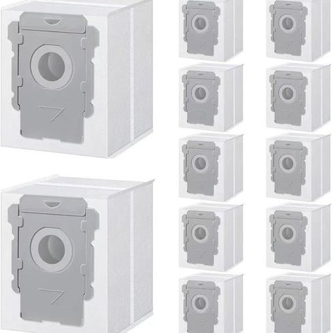 Compatible avec l'aspirateur robot à sac Robert iRobot Roomba (i7/i3/i4/j7/s9/i8+i6), lot de 12 (1/5)