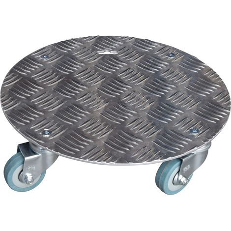 LOUIS MOULIN - Roule plante rond 30cm alu damiers (1/4)