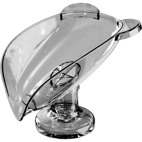 mounted soap dish drain bracket with 14 x 10 cm bar storage