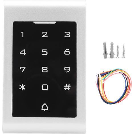 Serrure à code RFID 125KHz, clavier tactile pour porte, contrôle d'accès Wiegand26/34, système de verrouillage par carte, dimensions 116x76x22mm (1/5)