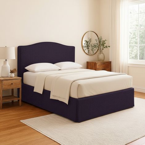 Cama Doble Bebington, Desenfundable, Hecha en Italia, Violeta (1/5)