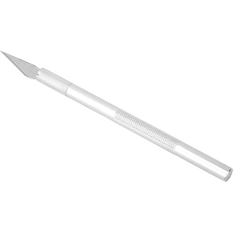 Couteau d'artiste avec capuchon de sécurité, lame en acier inoxydable pour la sculpture sur bois, la découpe de papier et les travaux manuels. (1/5)