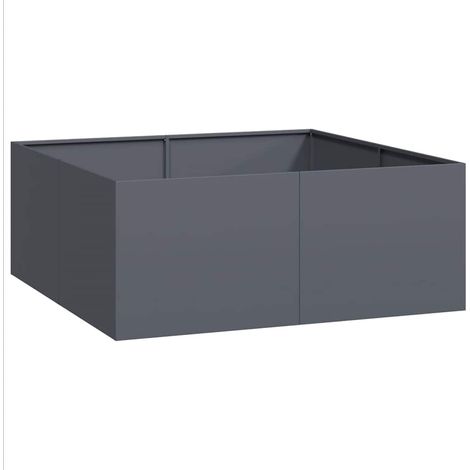 Maison Exclusive - Fioriera Antracite 100x100x40 cm in Acciaio