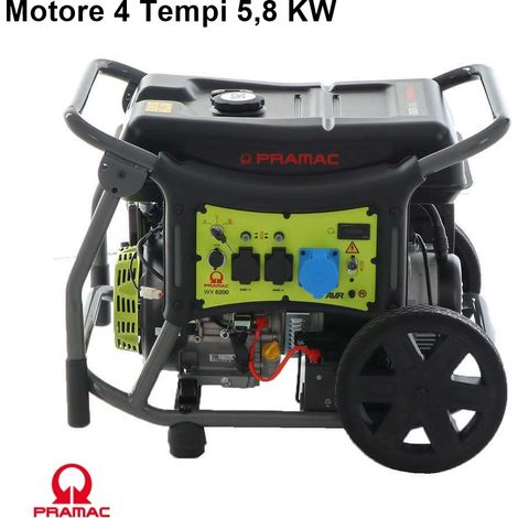 GENERATORE DI CORRENTE GRUPPO ELETTROGENO PORTATILE WX6200ES MONOFASE PRAMAC