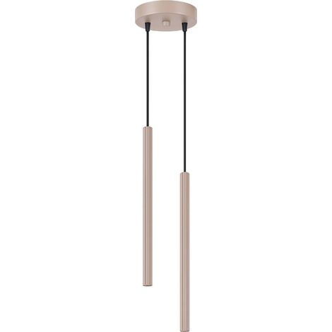 Suspensions Arche acier taupe 2xG9 15cm Sollux (1/5)