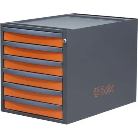 Beta C58CSH/O 6C Cassettiera per banchi componibili C58BC con 6 cassetti (1/3)