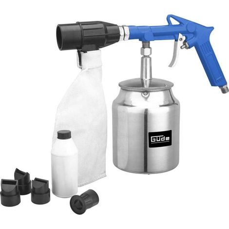 Güde - Pistola de chorro de arena neumática con reciclaje 40046