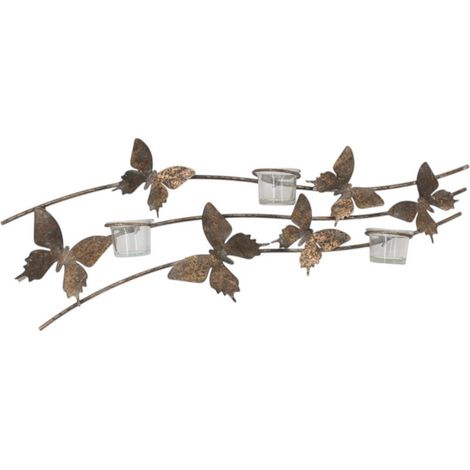Candle Holder - Metal - L8 x W24 x H67 cm