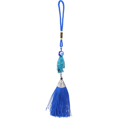Blue Eye Ornament Alloy Turkish Style Personality Tassel Pendant for Cars Interior Decorations (1/5)