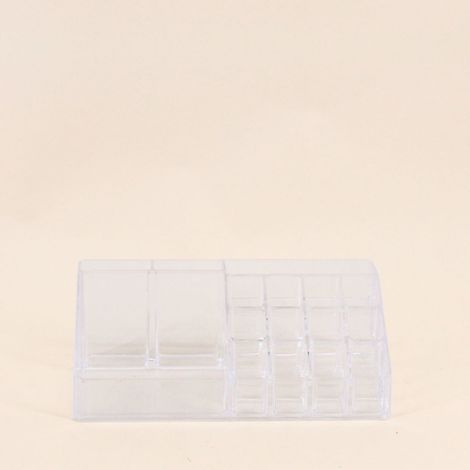 Organisateur à cosmétiques transparent 22x13cm (1/3)
