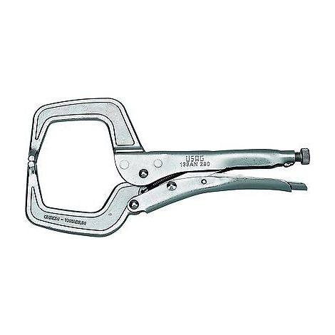 PINZA GRIP A PRESSIONE AUTOBLOCCANTE CON GANASCE A COLLO DI CIGNO USAG 139 AN (1/2)