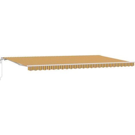 Store banne électrique rétractable, multicolore, 600 × 300 cm (1/5)